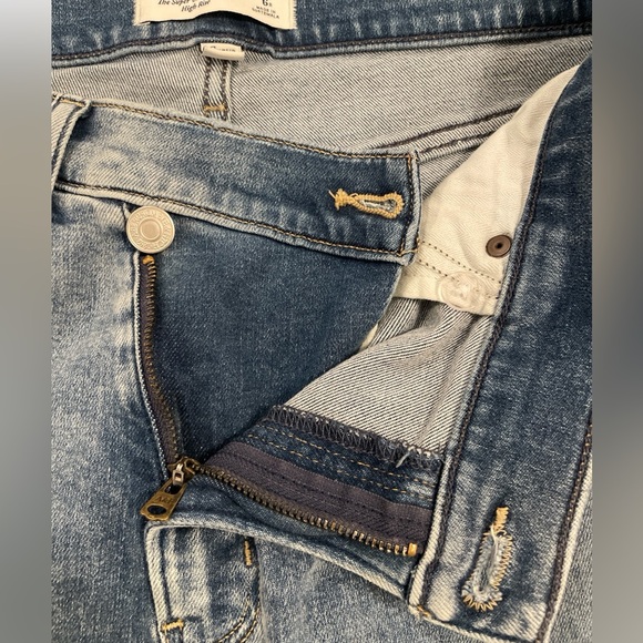 Abercrombie & Fitch Supper Skinny Ankle High Rise Women’s Blue Jeans Size 28/6R - Picture 6 of 7